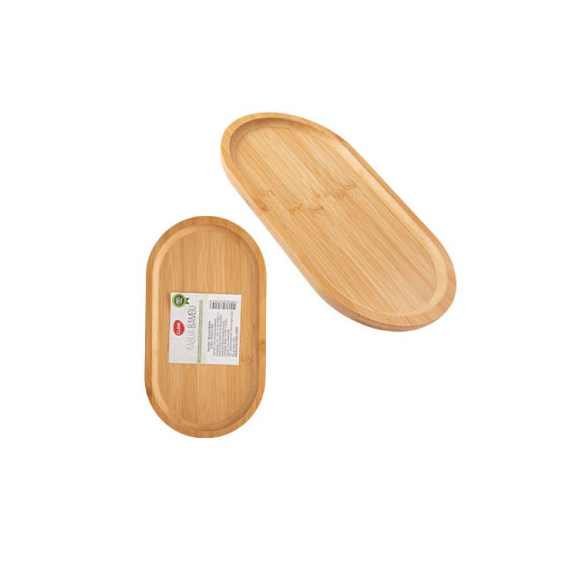 Petisqueira oval bambu 31,5 cm - Loja Apolo