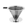 Suporte coador de café pequeno inox - Loja Apolo