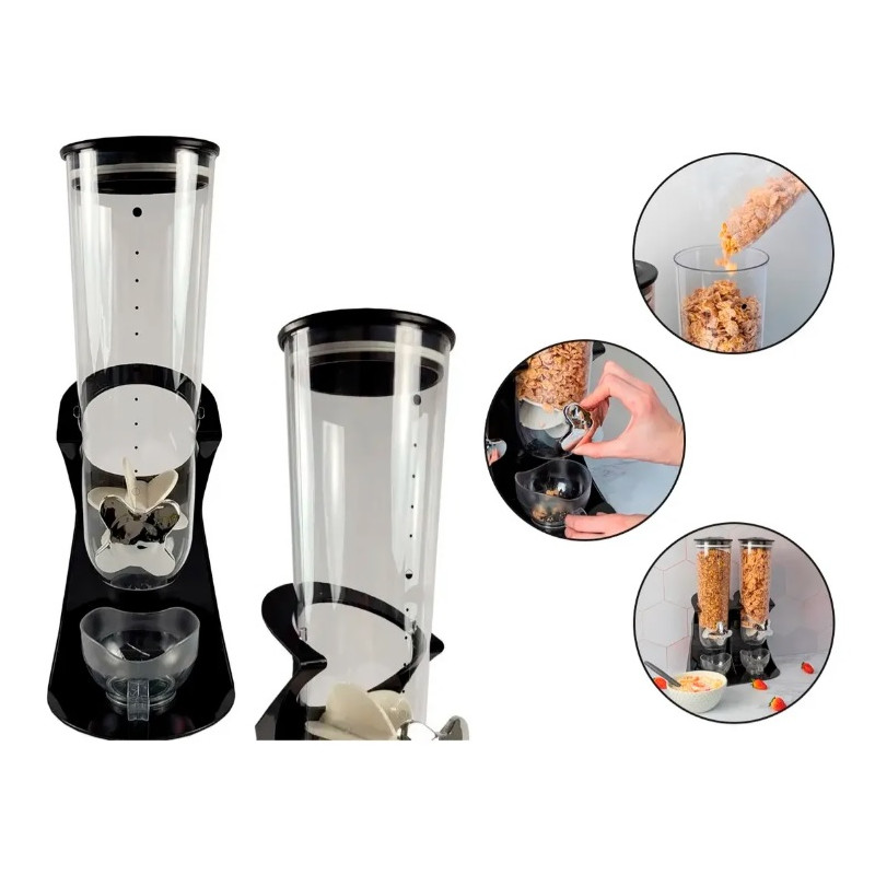 Dispenser de cereais com xicara - Loja Apolo