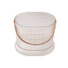 Balde de gelo acrilico oval 23 cm - Loja Apolo
