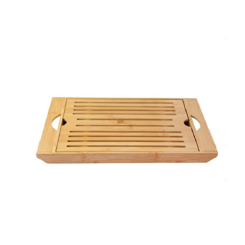 Migalheira de bambu 36X21.8X2,7cm - Loja Apolo