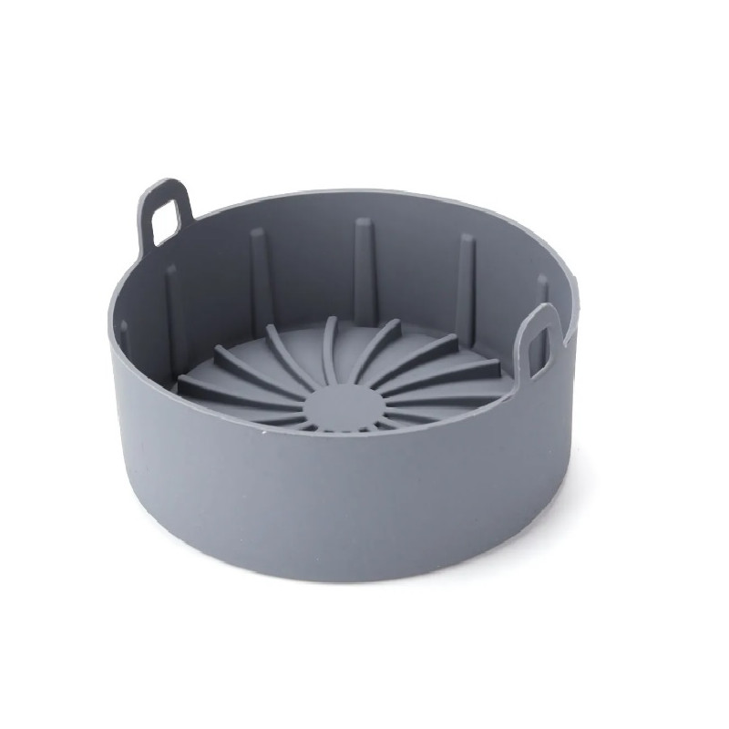 Forma para air fryer com alça silicone 19Ø 240° - Loja Apolo