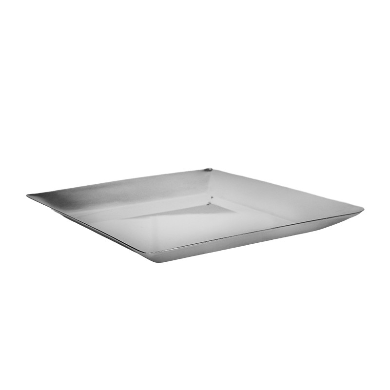 Bandeja quadrada lisa - 13,5 X 13,5 cm - Loja Apolo