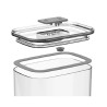 Pote hermetico retangular duo lock acrilico 650 ml - Loja Apolo