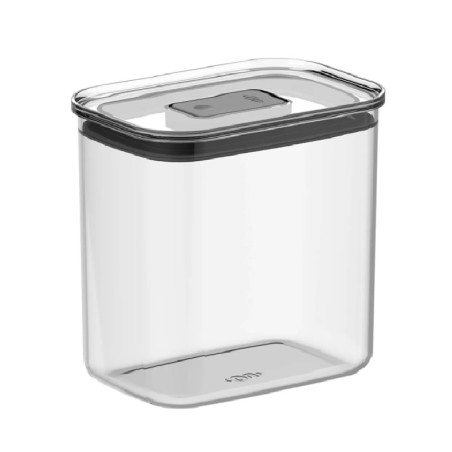 Pote hermetico retangular duo lock acrilico 1.5 litros - Loja Apolo