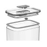 Pote hermetico retangular duo lock acrilico 1.5 litros - Loja Apolo