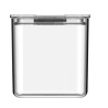 Pote hermetico retangular duo lock acrilico 1.5 litros - Loja Apolo