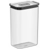 Pote hermetico retangular duo lock acrilico 2.3 litros - Loja Apolo
