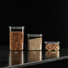 Pote hermetico retangular duo lock acrilico 1.5 litros - Loja Apolo