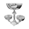 Fruteira deusa mirtes prata apolo Ø25/Ø18x34cm é fabricada em Prata Apolo de altíssima qualidade. Alta durabilidade.
