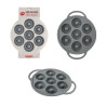 Forma silicone donut redonda com pegador - Loja Apolo
