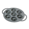 Forma silicone donut redonda com pegador - Loja Apolo