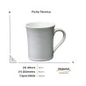 Caneca branca ceramica 300 ml - Loja Apolo
