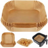 Forma descartável quadrada 16 cm para airfryer 50 pecas - Loja Apolo