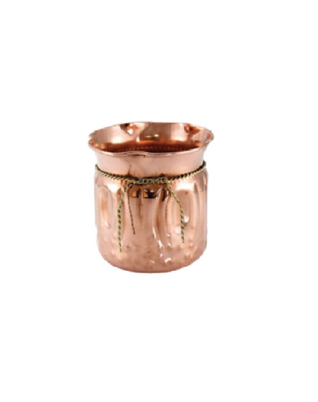 Centro mesa cachepot medio cobre 20 X 20 cm