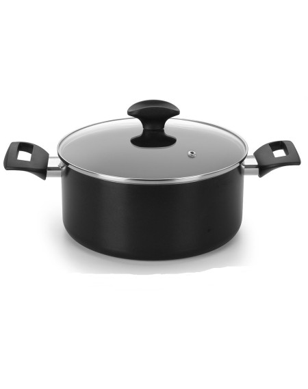 Caçarola induct antiaderente black 22 cm - Loja Apolo