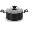 Caçarola induct antiaderente black 22 cm - Loja Apolo