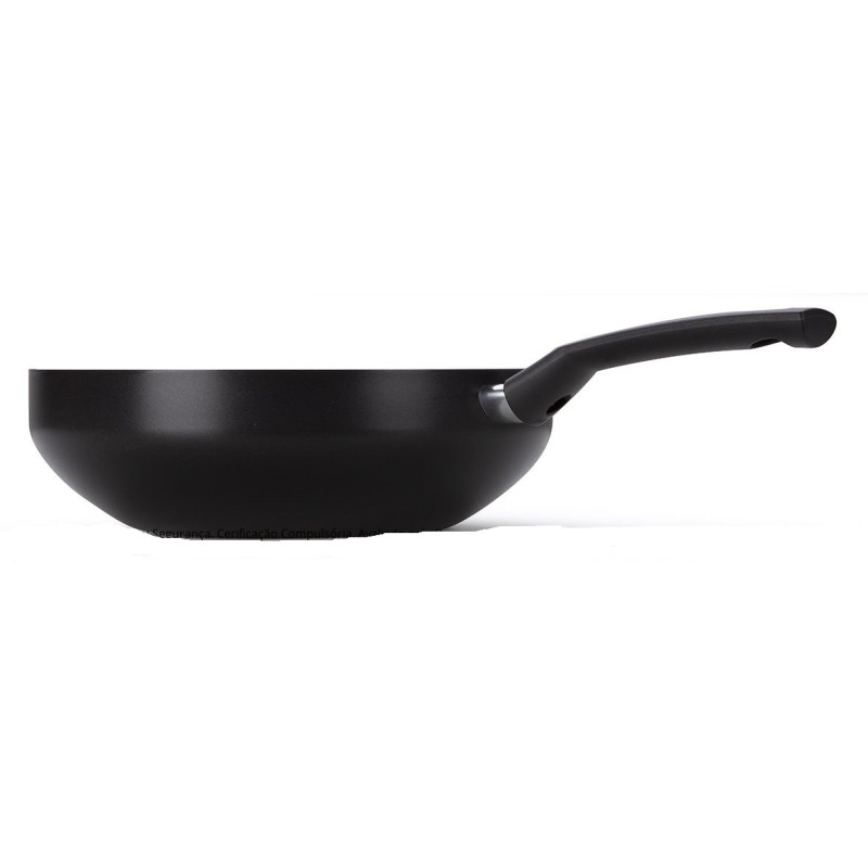 Frigideira wok indução antiaderente 28 cm - Loja Apolo