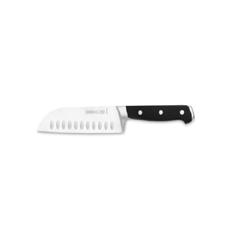 Faca santoku preta granton edge 7" - Loja Apolo