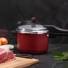 Panela de pressão quartzo vermelha 4.5 litros - Loja Apolo