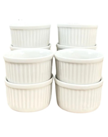 Ramekin ceramica bege 100ml - Loja Apolo