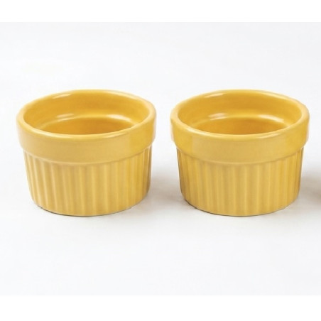 Ramekin ceramica amarelo 100ml - Loja Apolo