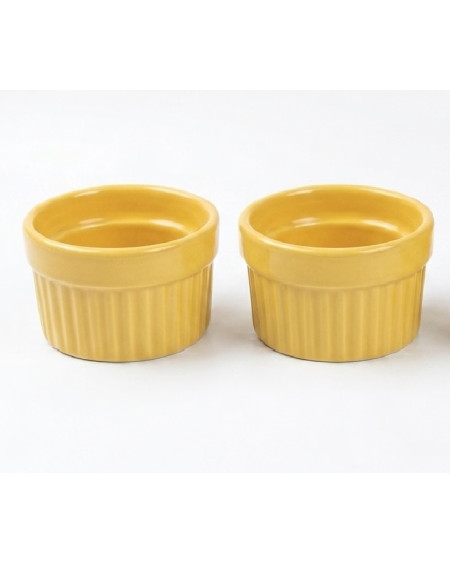 Ramekin ceramica amarelo 180ml - Loja Apolo