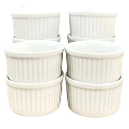 Ramekin ceramica bege 180ml - Loja Apolo