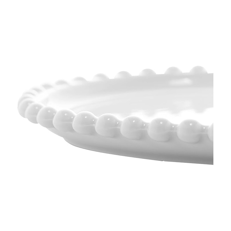 Prato de coração porcelana 23X23cm - Loja Apolo