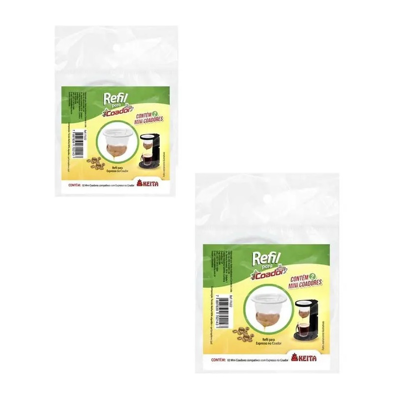 Mini coador para café 02 peças - Loja Apolo