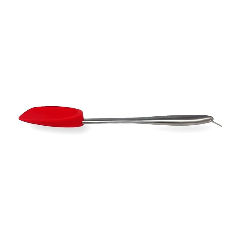 Espátula silicone gourmet cabo inox - Loja Apolo