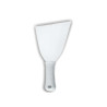Espátula Reta 120mm Inox Cabo Branco Profissional 28x12cm