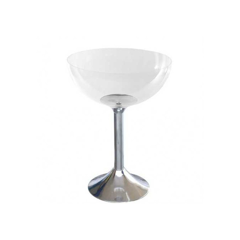 Champanheira Transparente em Acrílico com Base 76cm