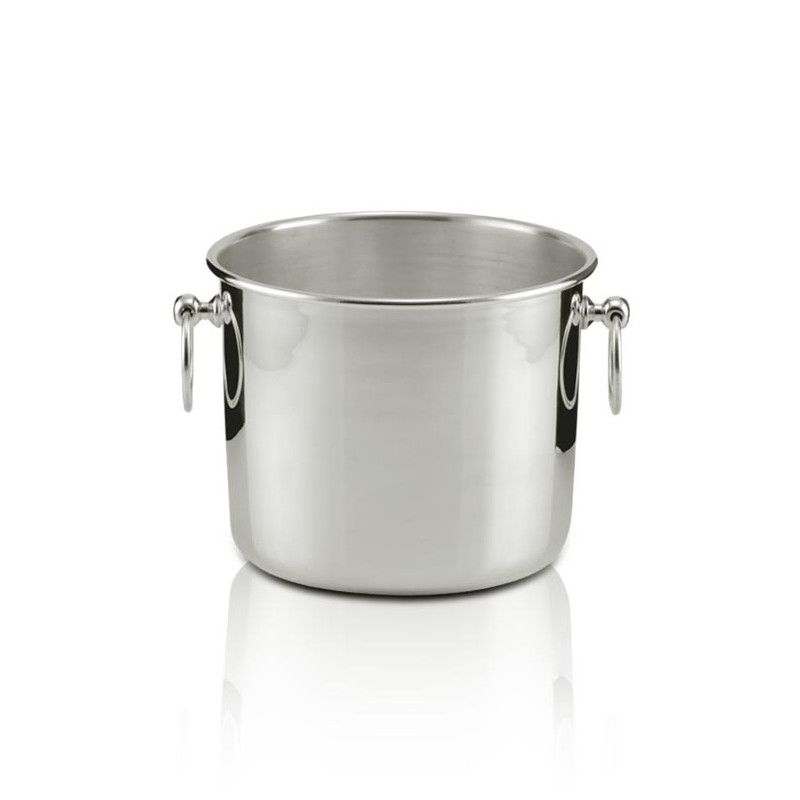 Balde p/ Gelo Liso em Prata Apolo Ø15cm