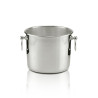 Balde p/ Gelo Liso em Prata Apolo Ø15cm