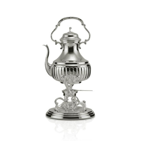 Samovar Galhões Pequeno c/ Alça Prata Apolo 37cm - 1,2L