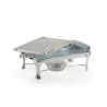 Rechaud Ret. B/ Maria c/ Marinex Prata Apolo 38x25cm - 3L