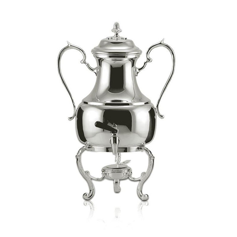 Samovar Liso com Torneira Prata Apolo 8L