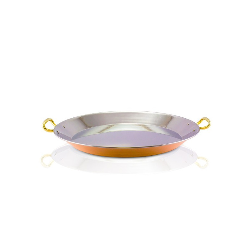 Panela Paellera com Alças Cobre Apolo Ø55 x 6cm