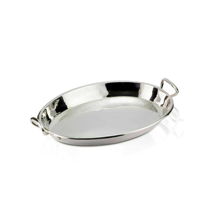 Travessa oval funda com alças - 47x35cm