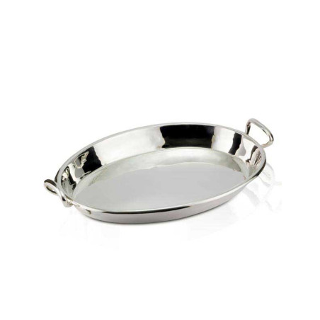 Travessa oval funda com alças - 47x35cm