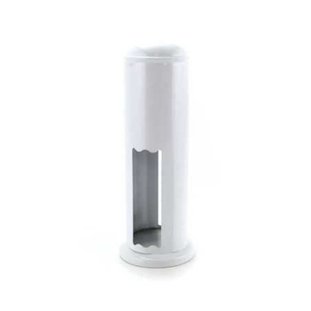 Porta Canudo Inox Colorido Branco