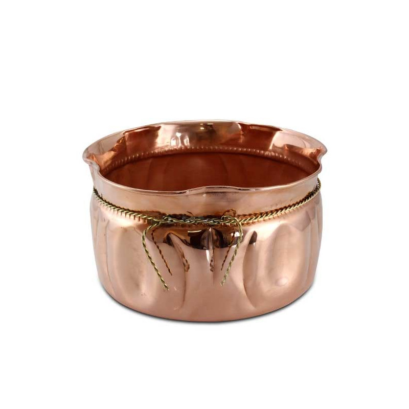 Centro de Mesa Cachepot grande Cobre Apolo 35x20cm
