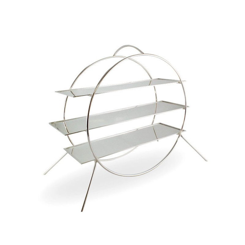Roda Gigante Prata Apolo 66x73x23cm - Ø60cm