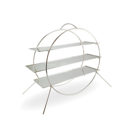 Roda Gigante Prata Apolo 66x73x23cm - Ø60cm
