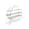 Roda Gigante Prata Apolo 45x50x23cm - Ø40cm