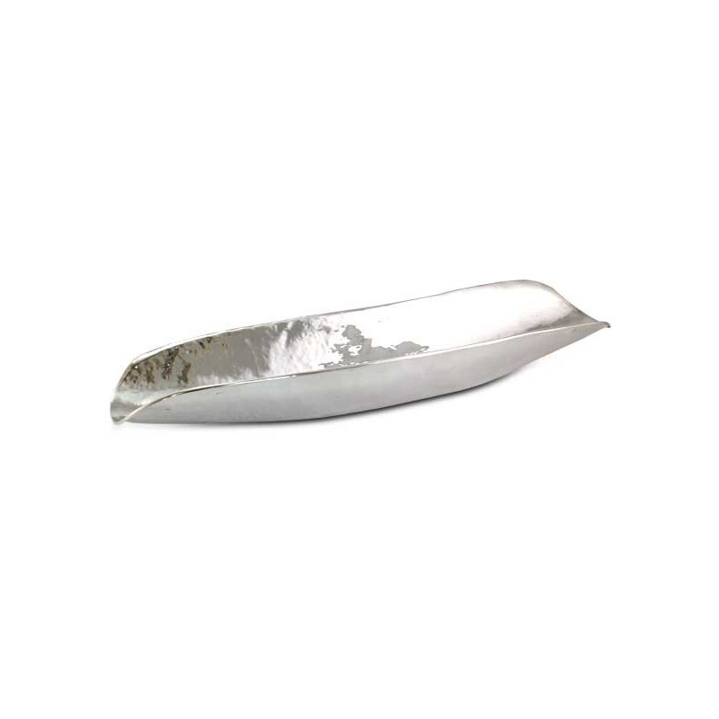 Canoa Tangará pequena Prata Apolo 66x20x7cm