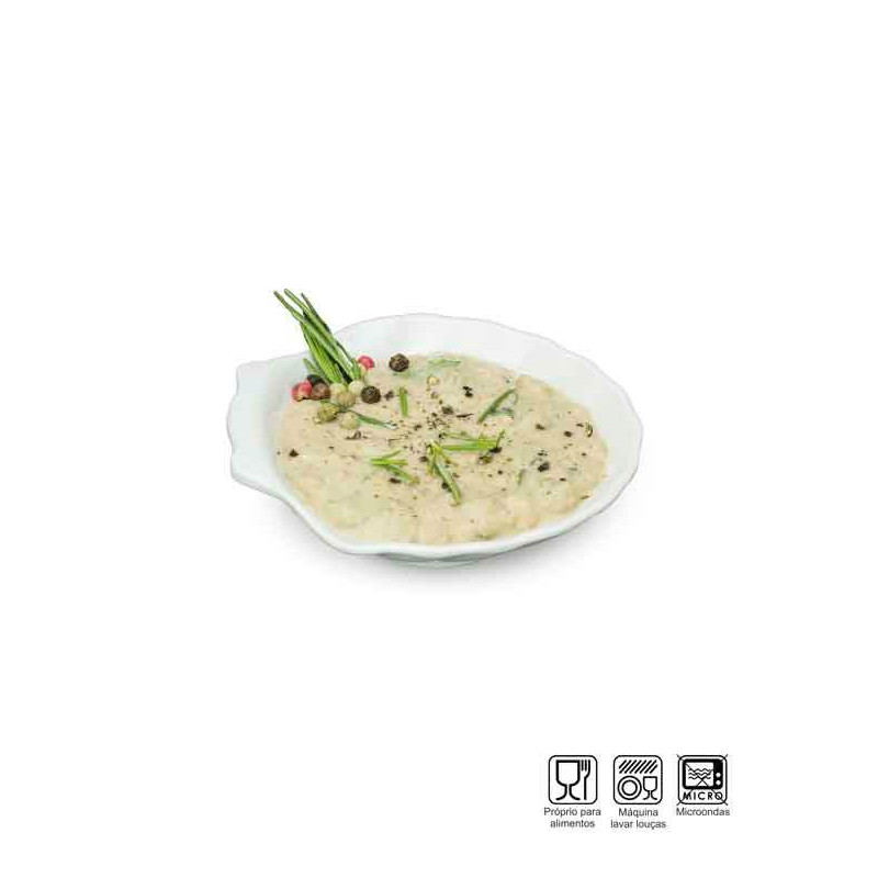 Finger Food Casquinha de Siri Melamina Profissional 8cm