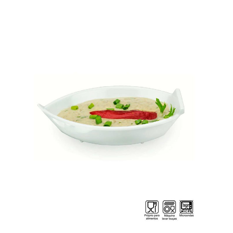 Finger Food Barquinha Melamina Profissional 13cm