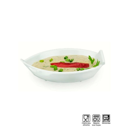 Finger Food Barquinha Melamina Profissional 13cm
